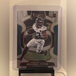 BHAYSHUL TUTEN 2025 PANINI SELECT ROOKIE CARD-CONCOURSE RC